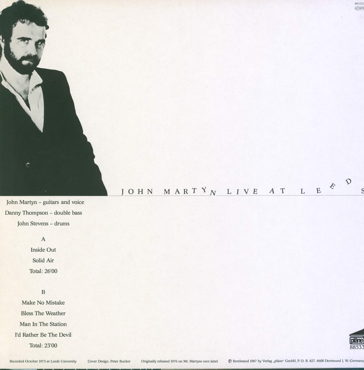 John Martyn: Live At Leeds, 1×LP (Vinyl)