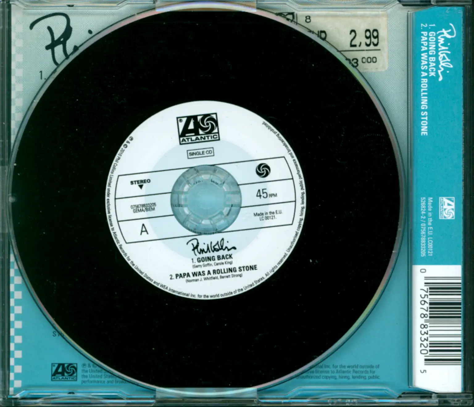 Phil Collins: Going Back, 1×Mini CD
