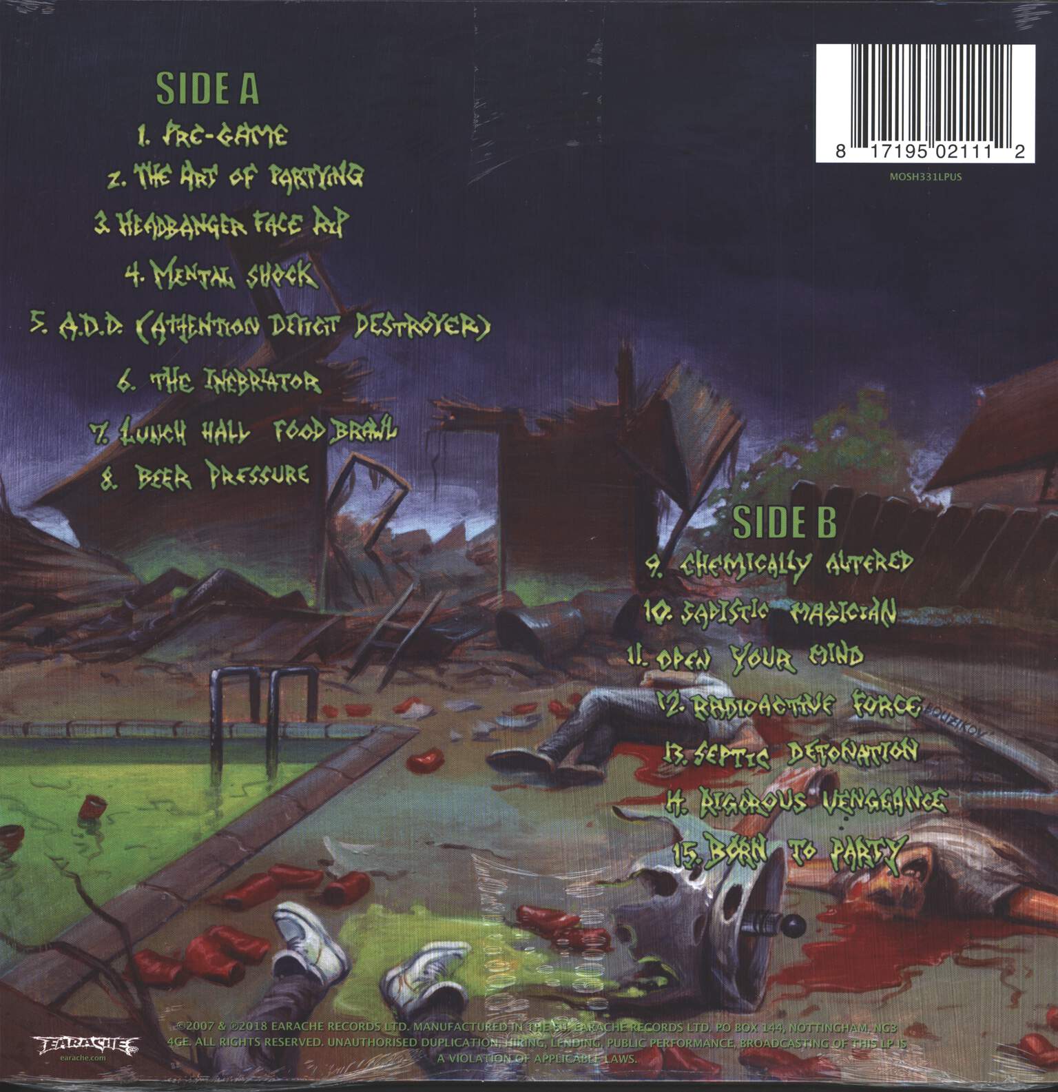 Municipal Waste: The Art Of Partying, 1×LP (Vinyl)