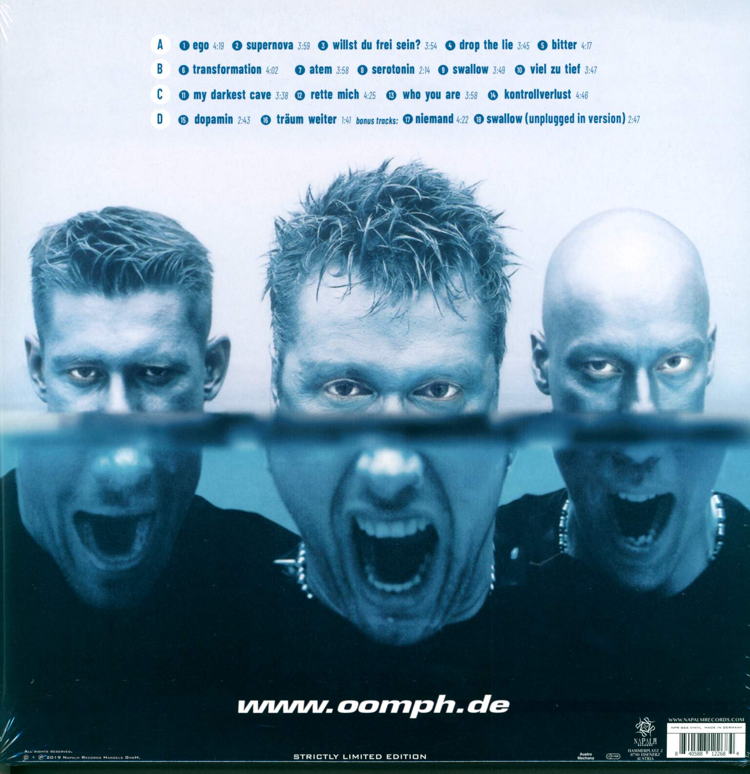 Oomph: Ego, 2×LP (Vinyl)