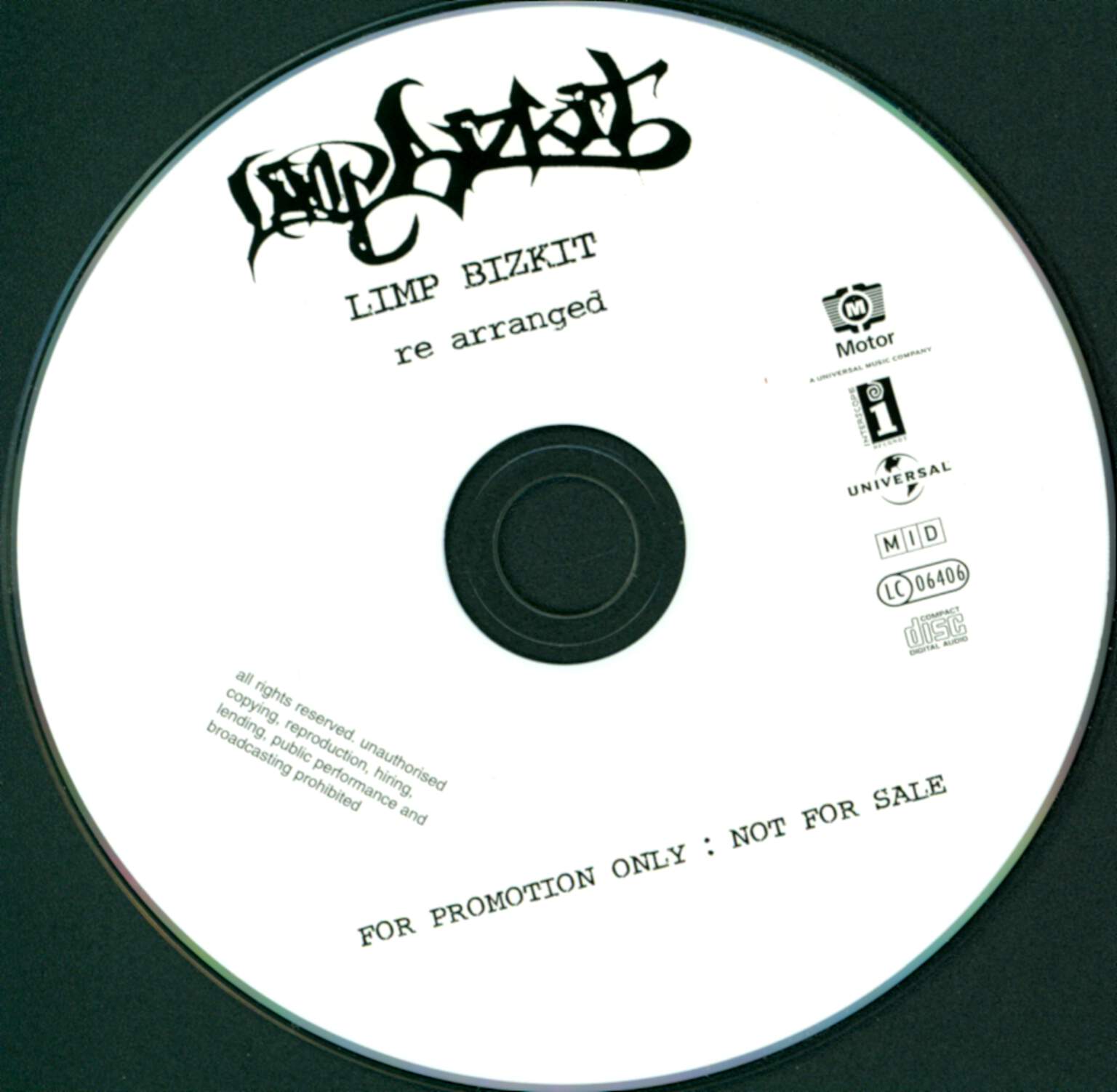 Limp Bizkit: Re-arranged, 1×Mini CD