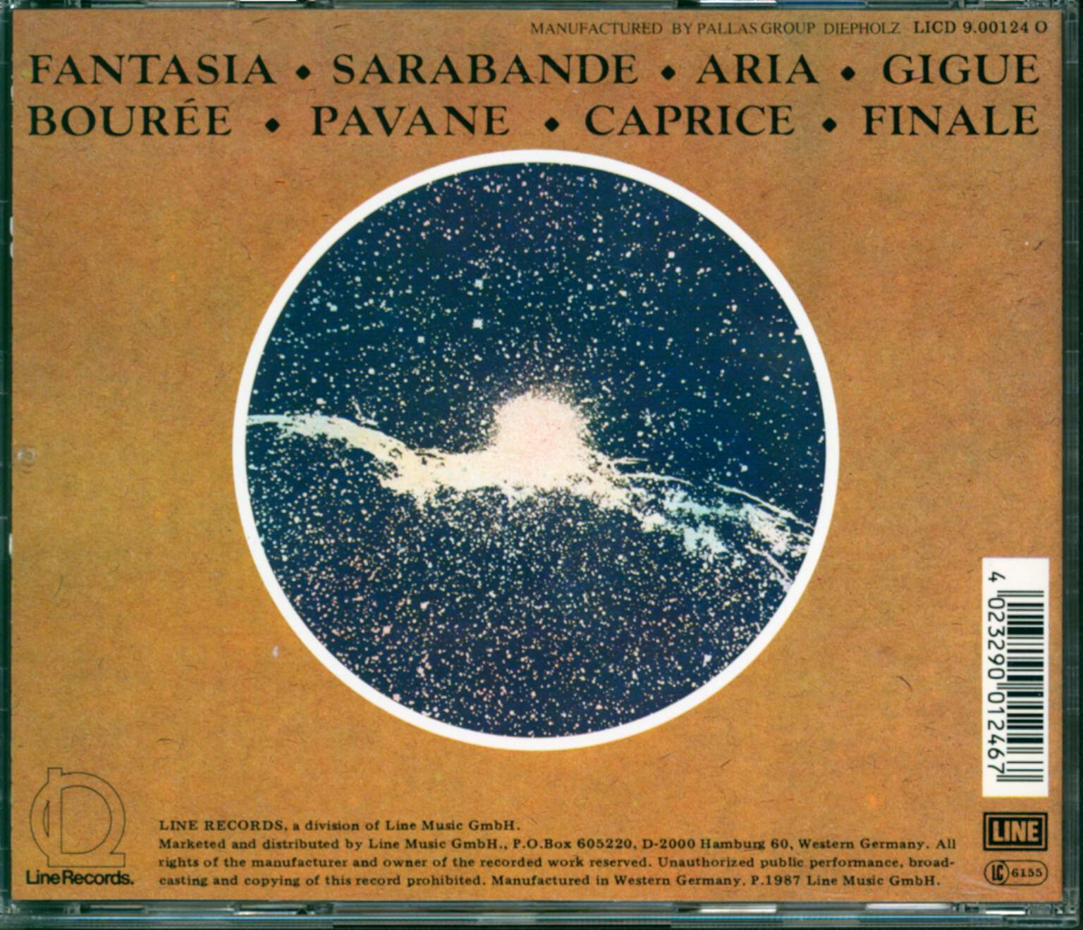 Jon Lord: Sarabande, 1×CD