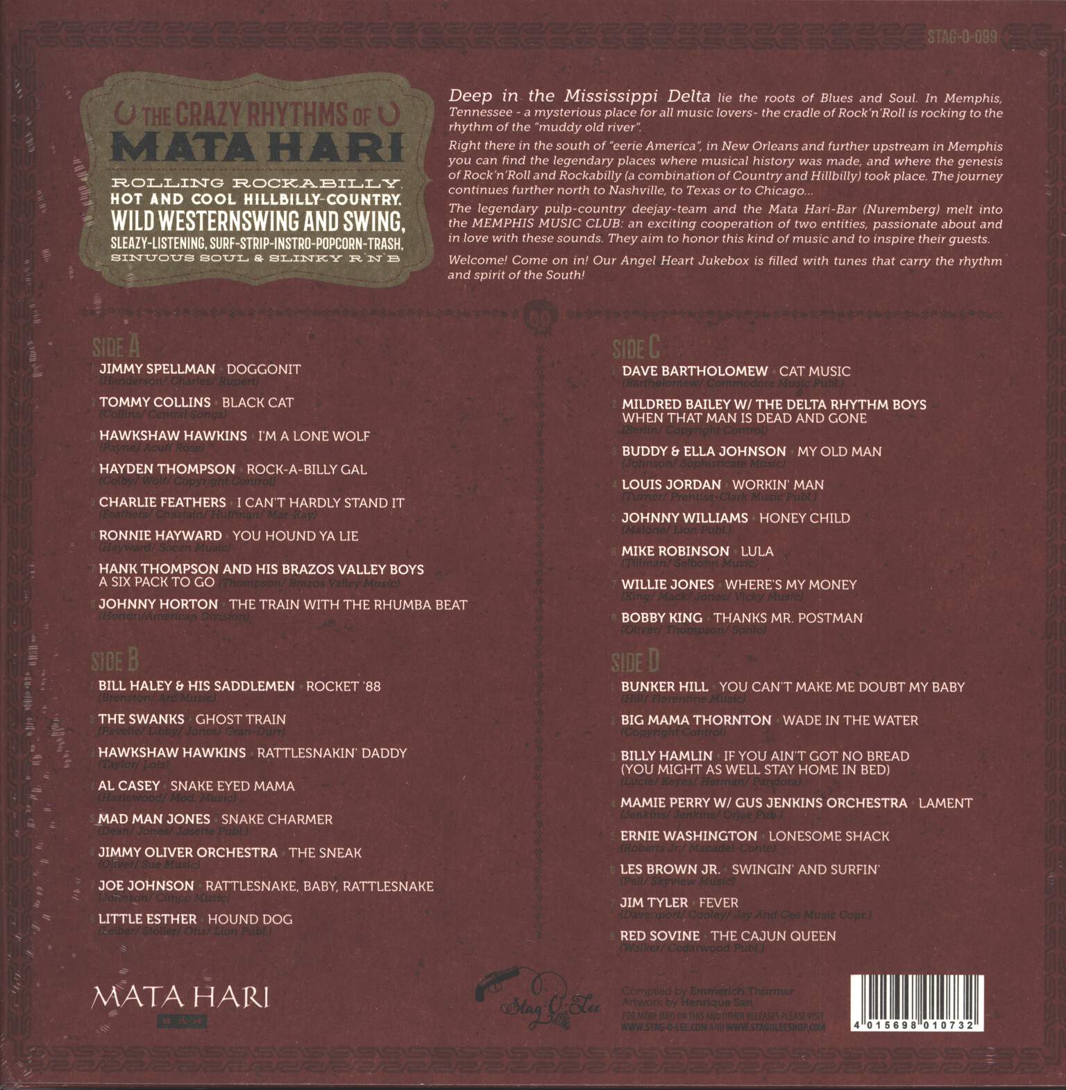 Various: The Crazy Rhythms Of Mata Hari, 2×LP (Vinyl)