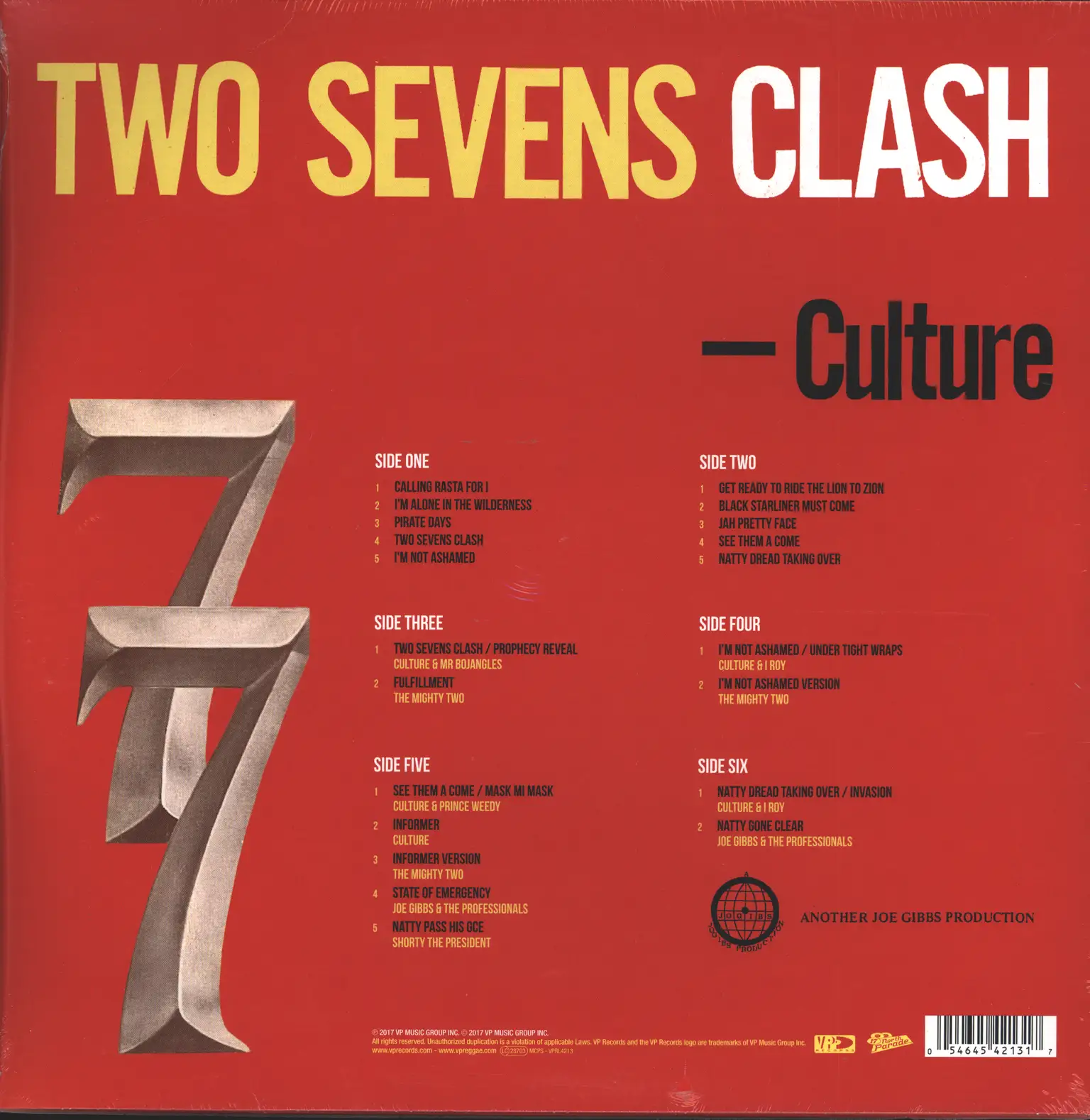 Culture: Two Sevens Clash, 3×LP (Vinyl)