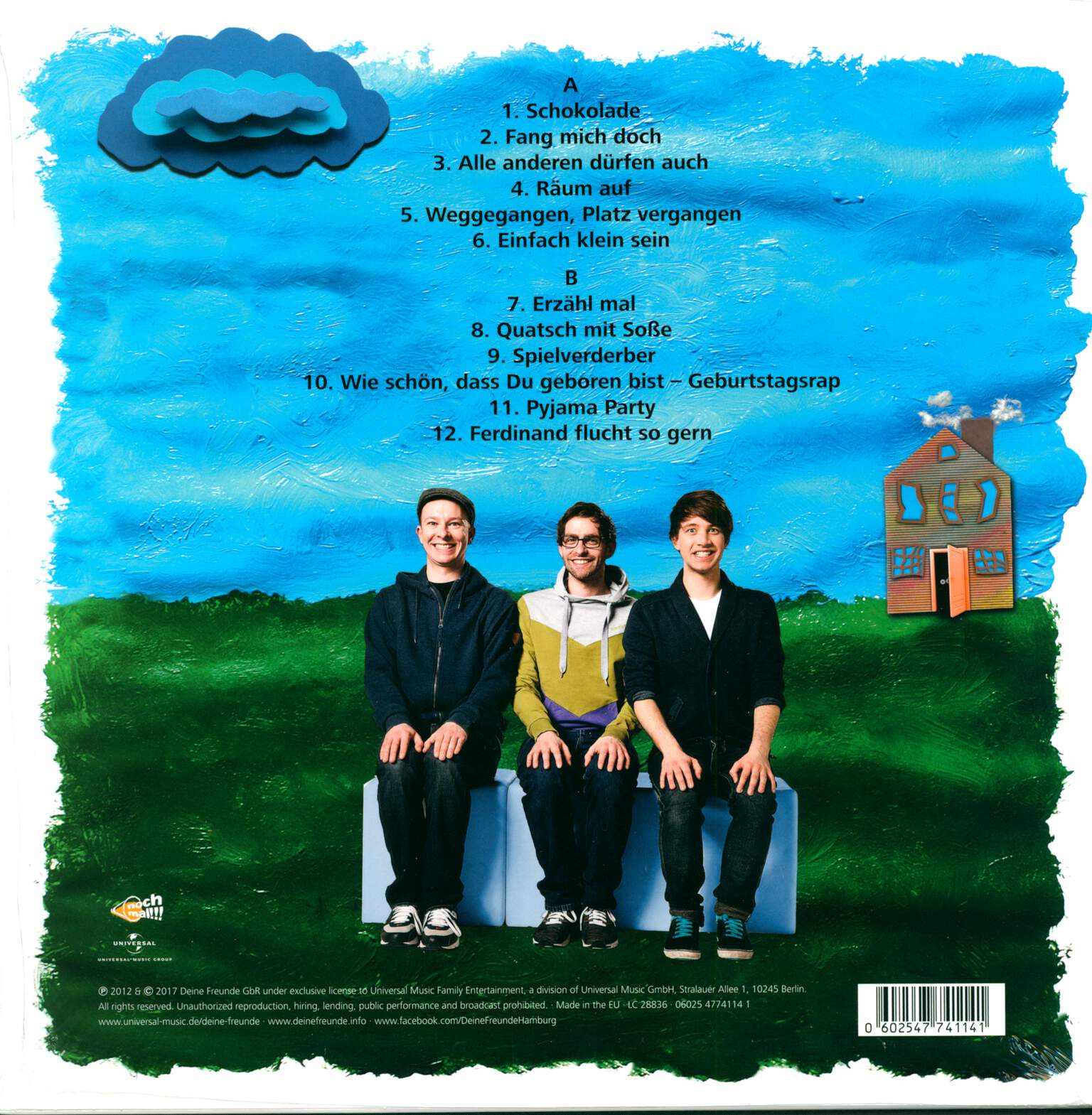Deine Freunde: Ausm Häuschen, 1×LP (Vinyl)