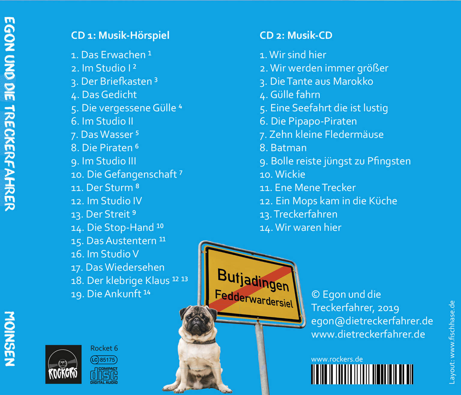 Egon Und Die Treckerfahrer: Moinsen, 2×CD