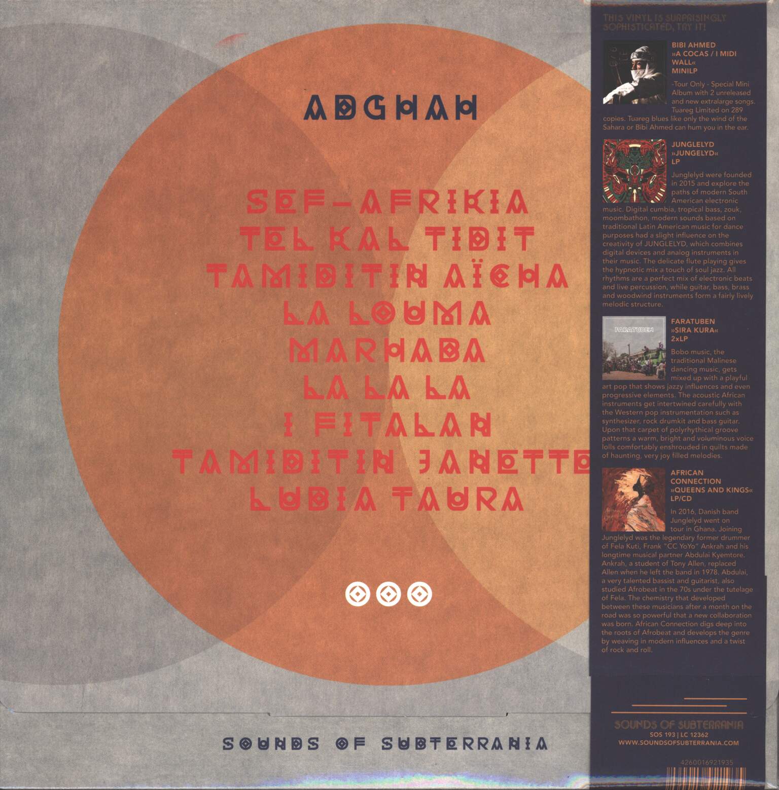 Bibi Ahmed: Adghah, 1×LP (Vinyl)