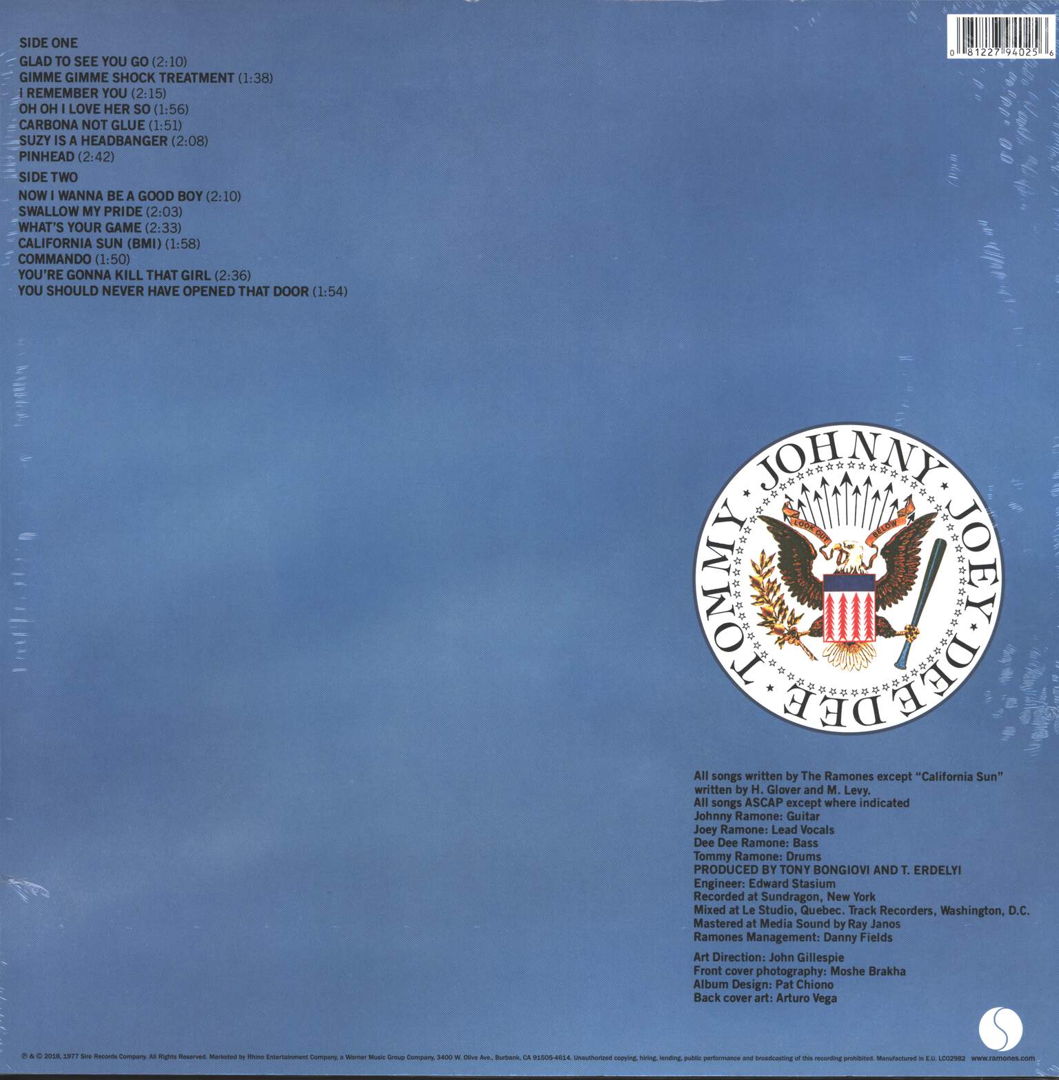Ramones: Leave Home, 1×LP (Vinyl)