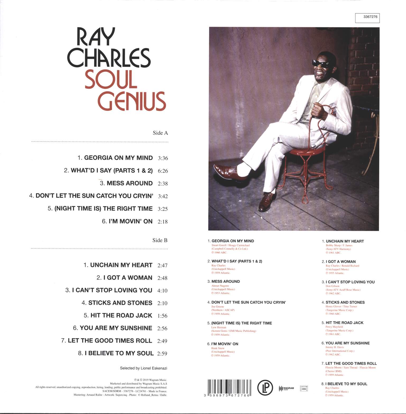 Ray Charles: Soul Genius, 1×LP (Vinyl)