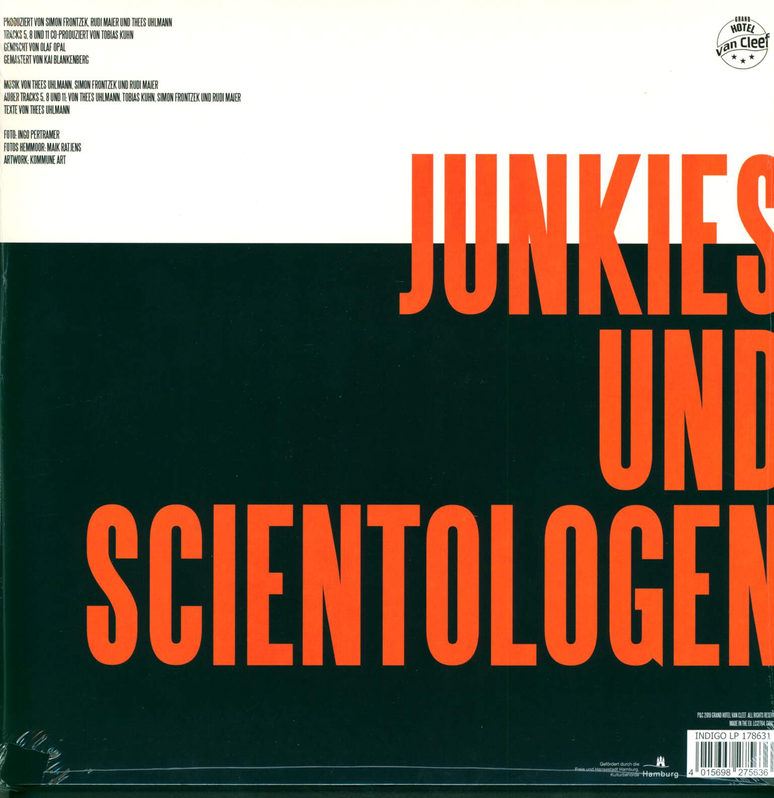 Thees Uhlmann: Junkies Und Scientologen, 2×LP (Vinyl)