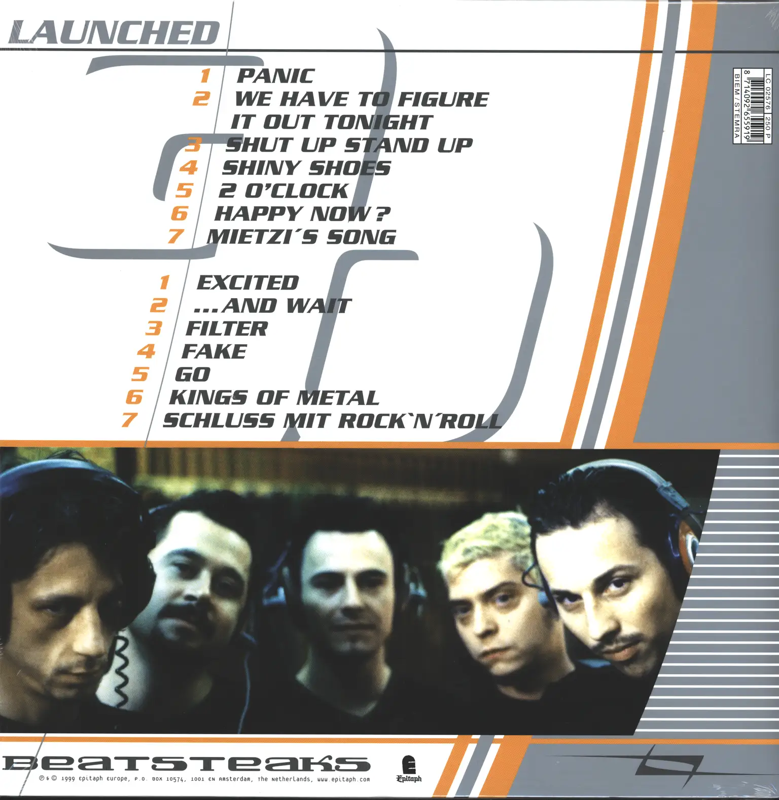 Beatsteaks: Launched, 1×LP (Vinyl)