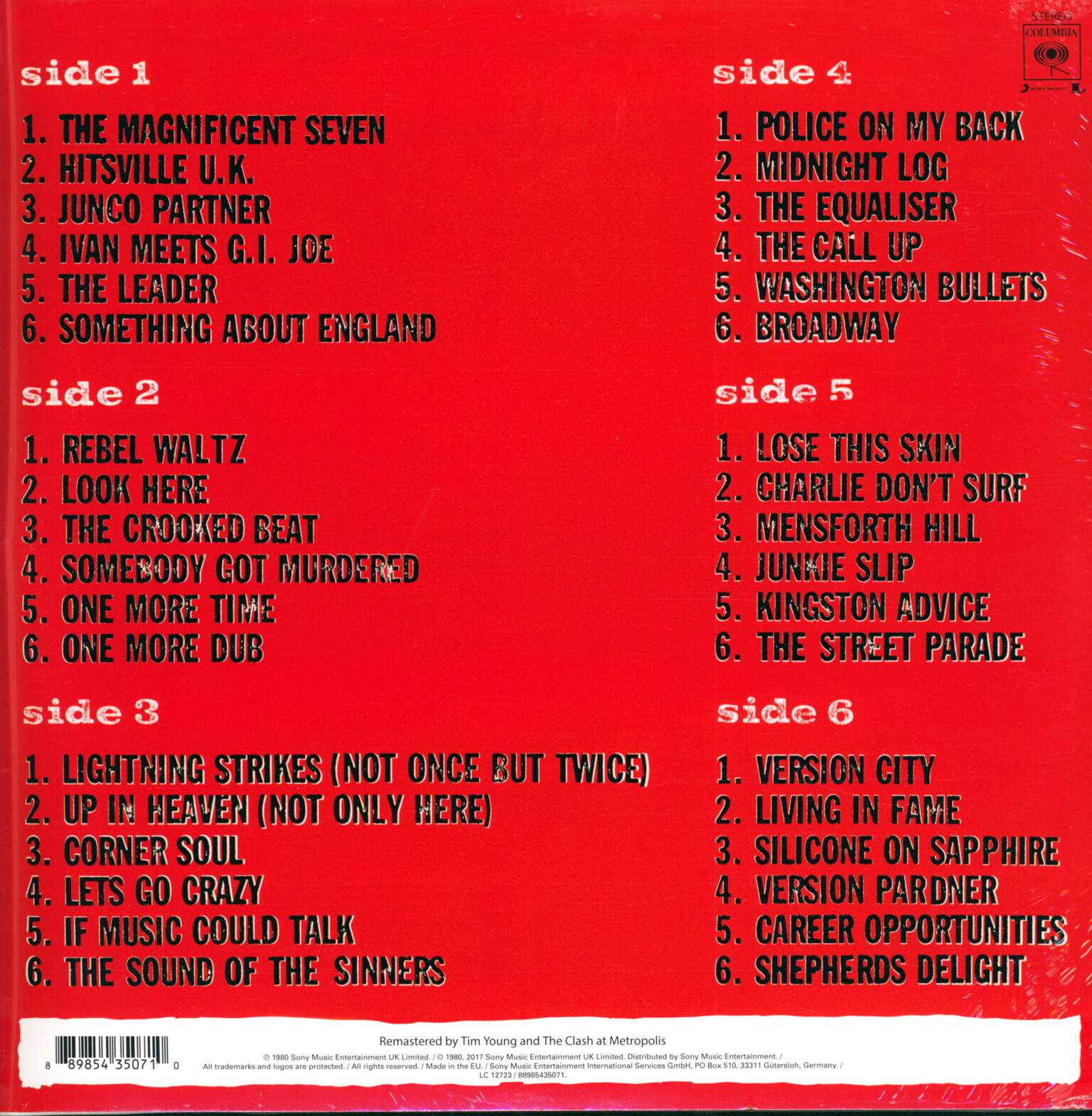 The Clash: Sandinista!, 3×LP (Vinyl)