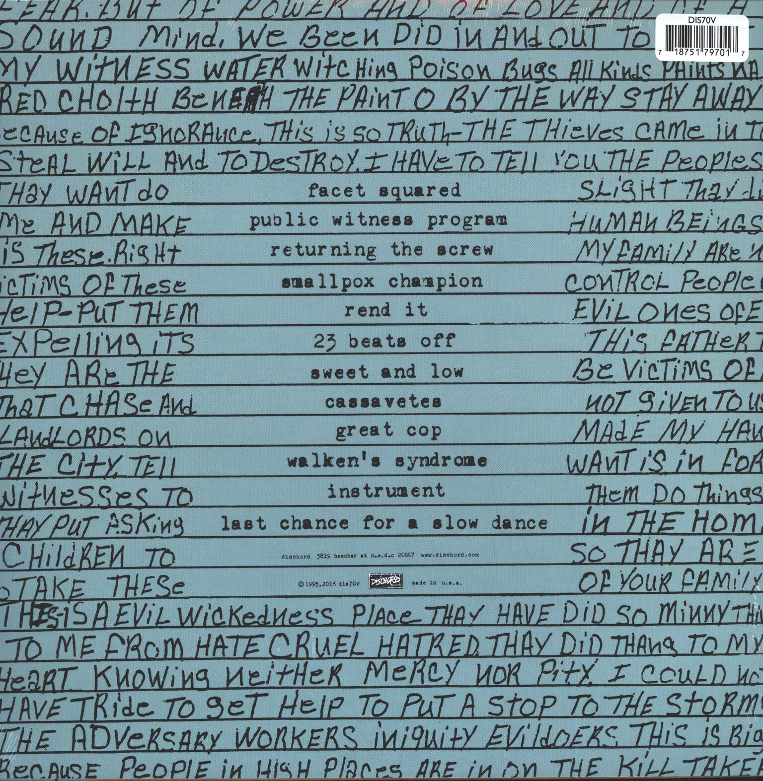 Fugazi: In On The Kill Taker, 1×LP (Vinyl)