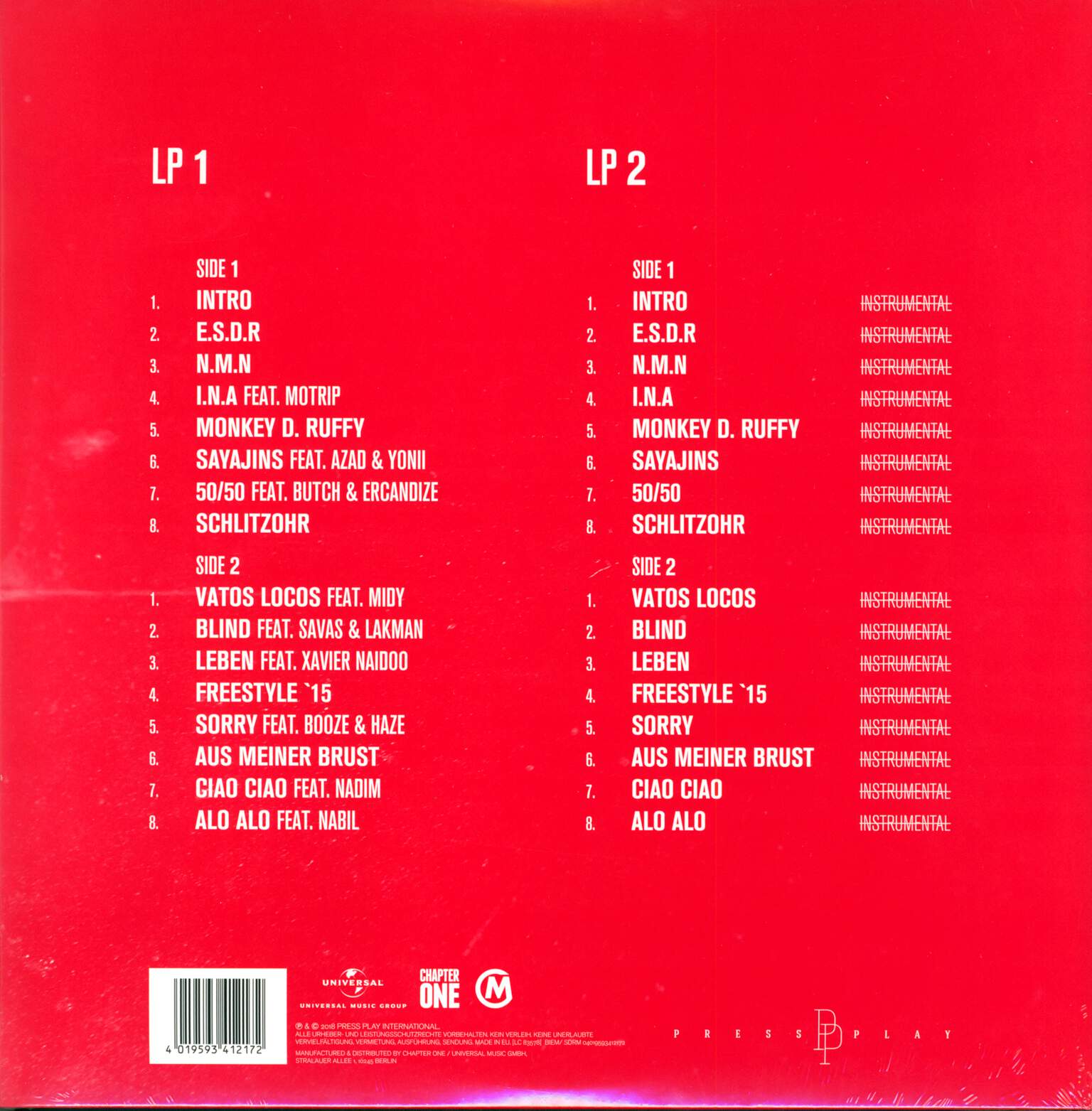 Amar: Erst Strasse Dann Rap, 2×LP (Vinyl)