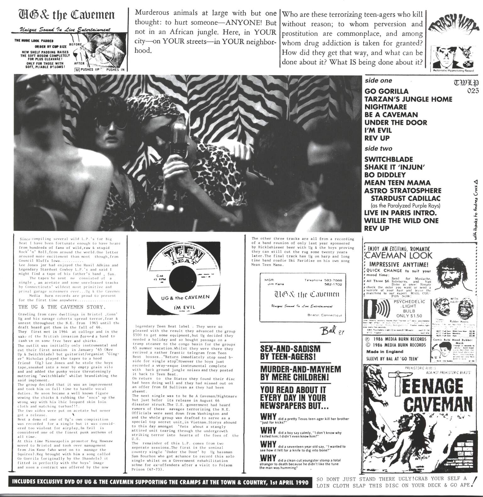 Ug And The Cavemen: Ug & The Cavemen, 1×LP (Vinyl)