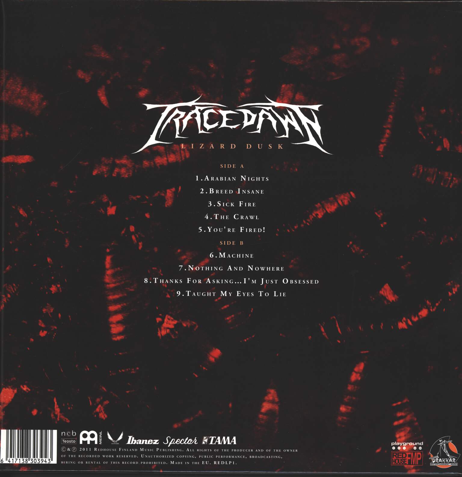 Tracedawn: Lizard Dusk, 1×CD, 1×LP (Vinyl)