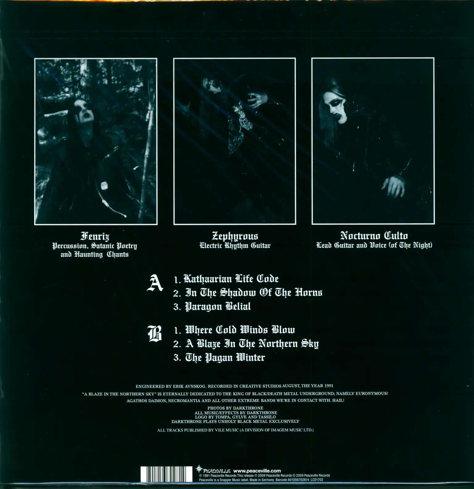 Darkthrone: A Blaze In The Northern Sky, 1×LP (Vinyl)