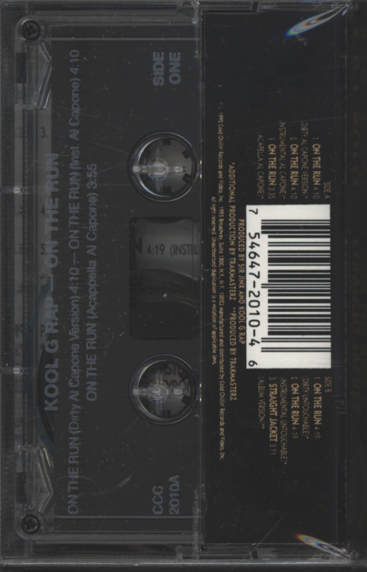 Kool G Rap & D.J. Polo: On The Run, 1×Tape
