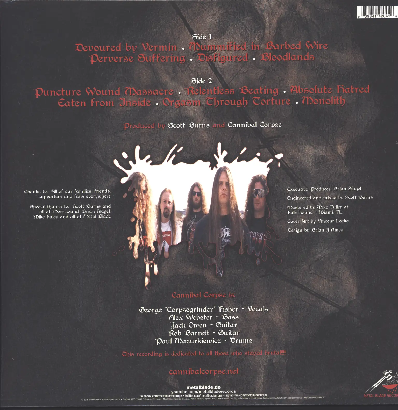 Cannibal Corpse: Vile, 1×LP (Vinyl)