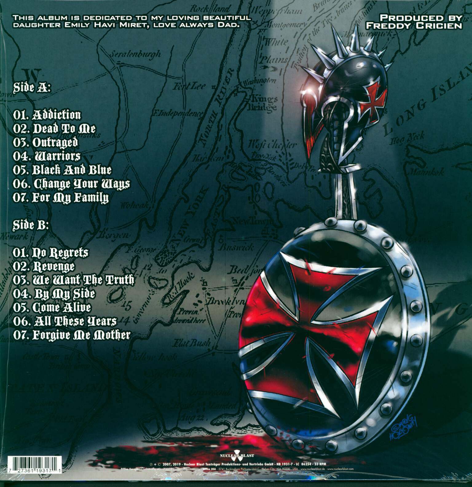 Agnostic Front: Warriors, 1×LP (Vinyl)