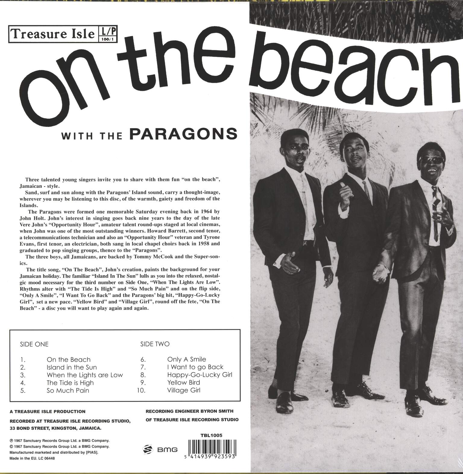 The Paragons: On The Beach (With The Paragons), 1×LP (Vinyl)