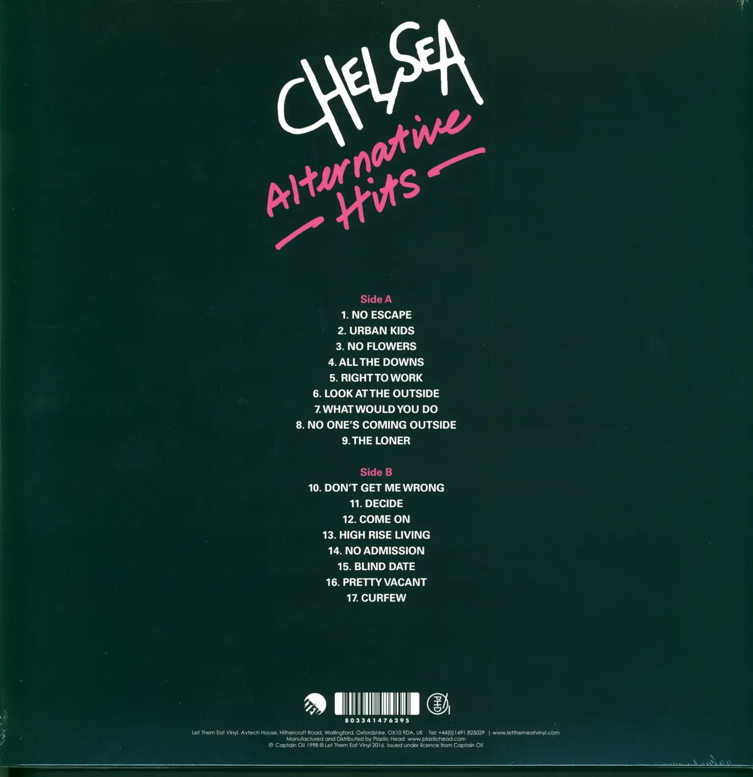 Chelsea: Alternative Hits, 1×LP (Vinyl)