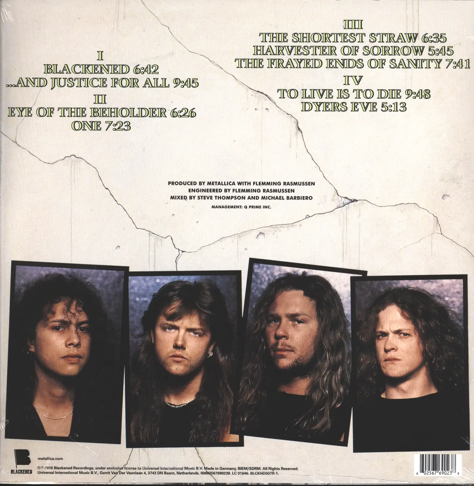 Metallica: ...And Justice For All, 2×LP (Vinyl)