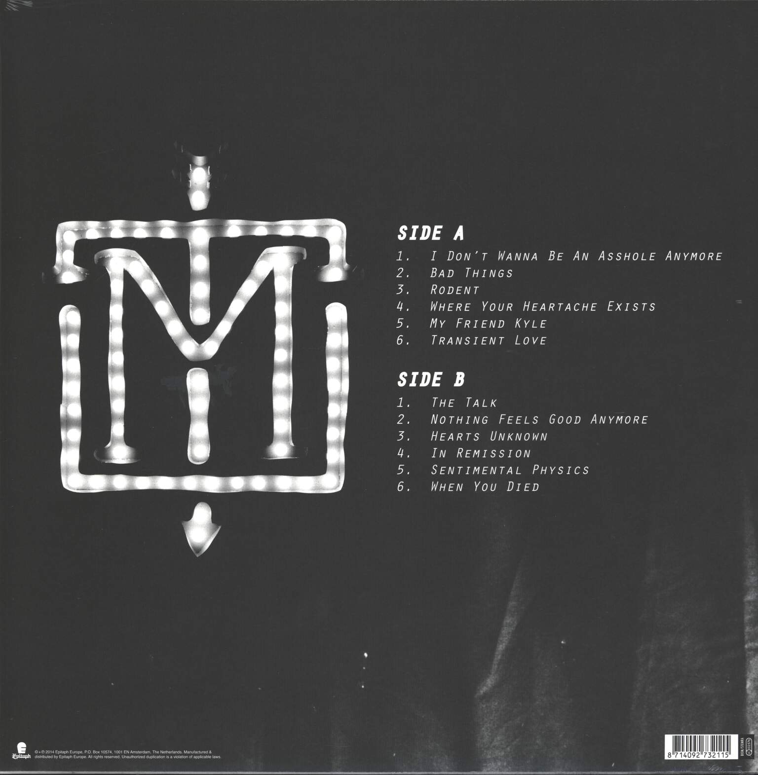 The Menzingers: Rented World, 1×CD, 1×LP (Vinyl)