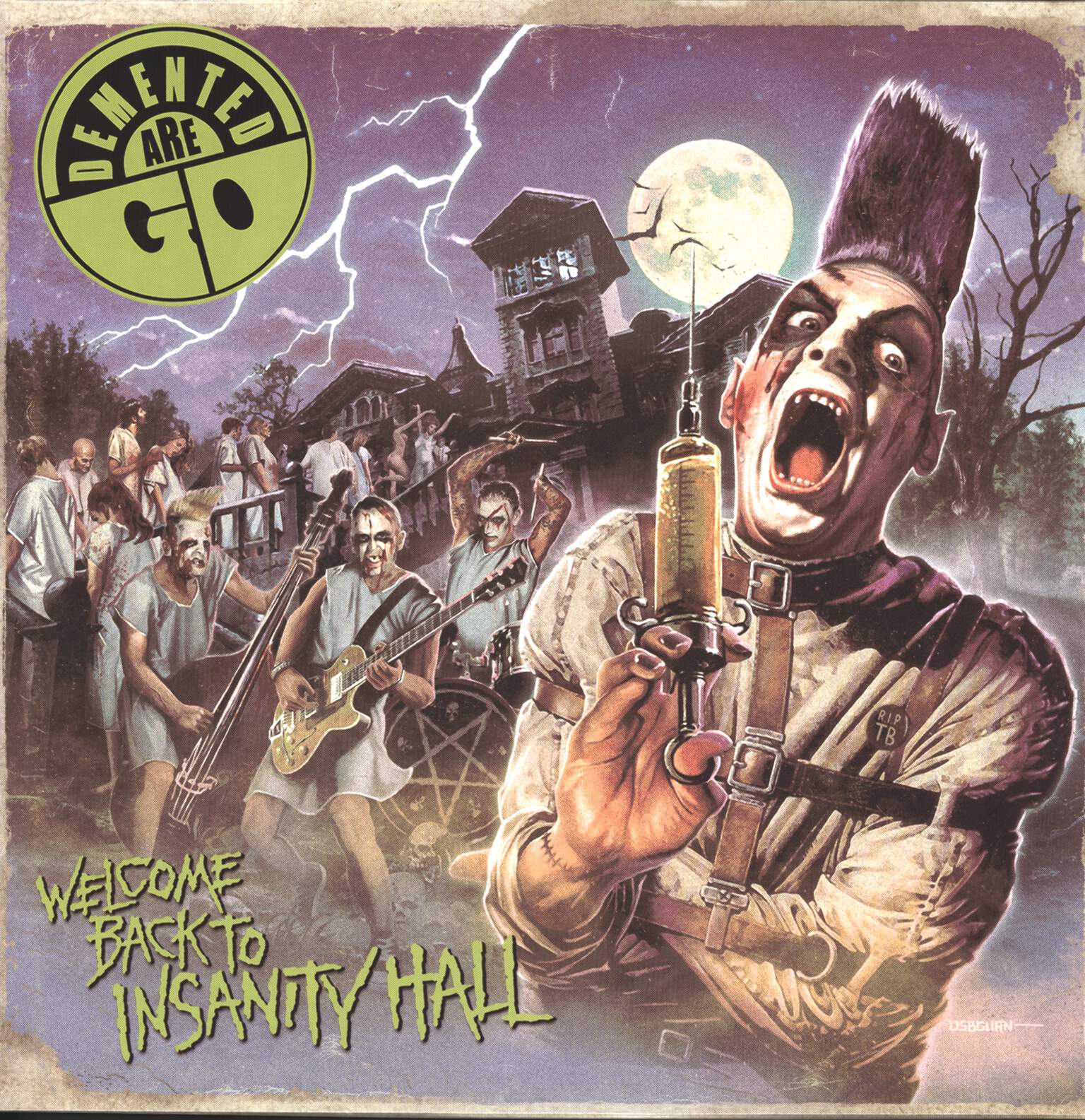 Demented Are Go: Welcome Back To Insanity Hall, 1×LP (Vinyl)