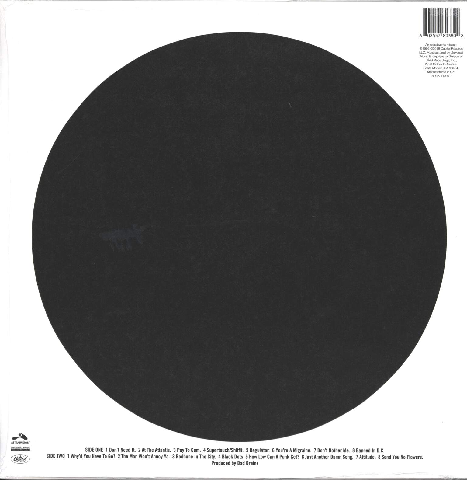 Bad Brains: Black Dots, 1×LP (Vinyl)
