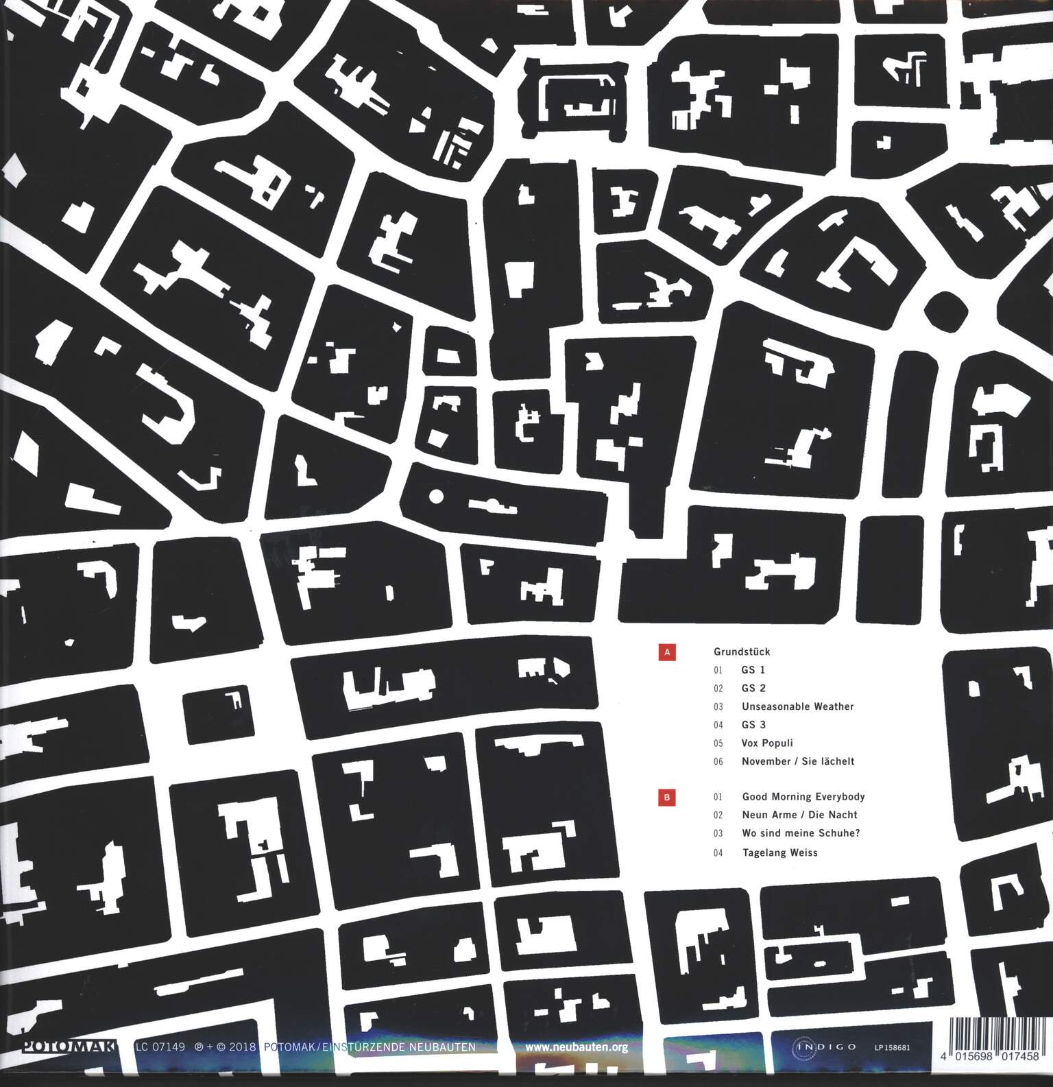 Einstürzende Neubauten: Grundstück, 1×DVD, 1×LP (Vinyl)