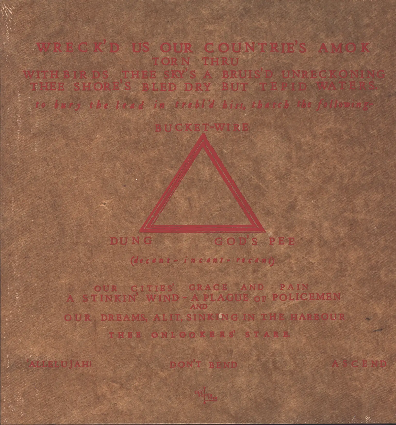 Godspeed You Black Emperor: 'Allelujah! Don't Bend Ascend, 1×LP (Vinyl), 1×7" Single (Vinyl)