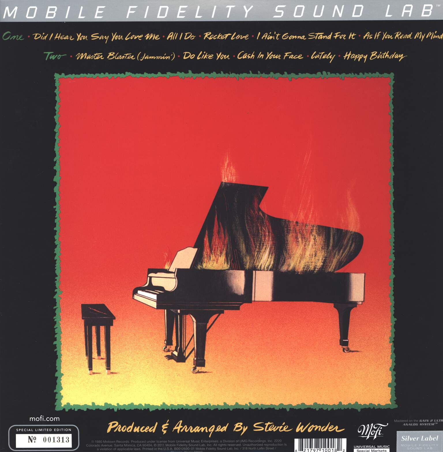Stevie Wonder: Hotter Than July, 1×LP (Vinyl)