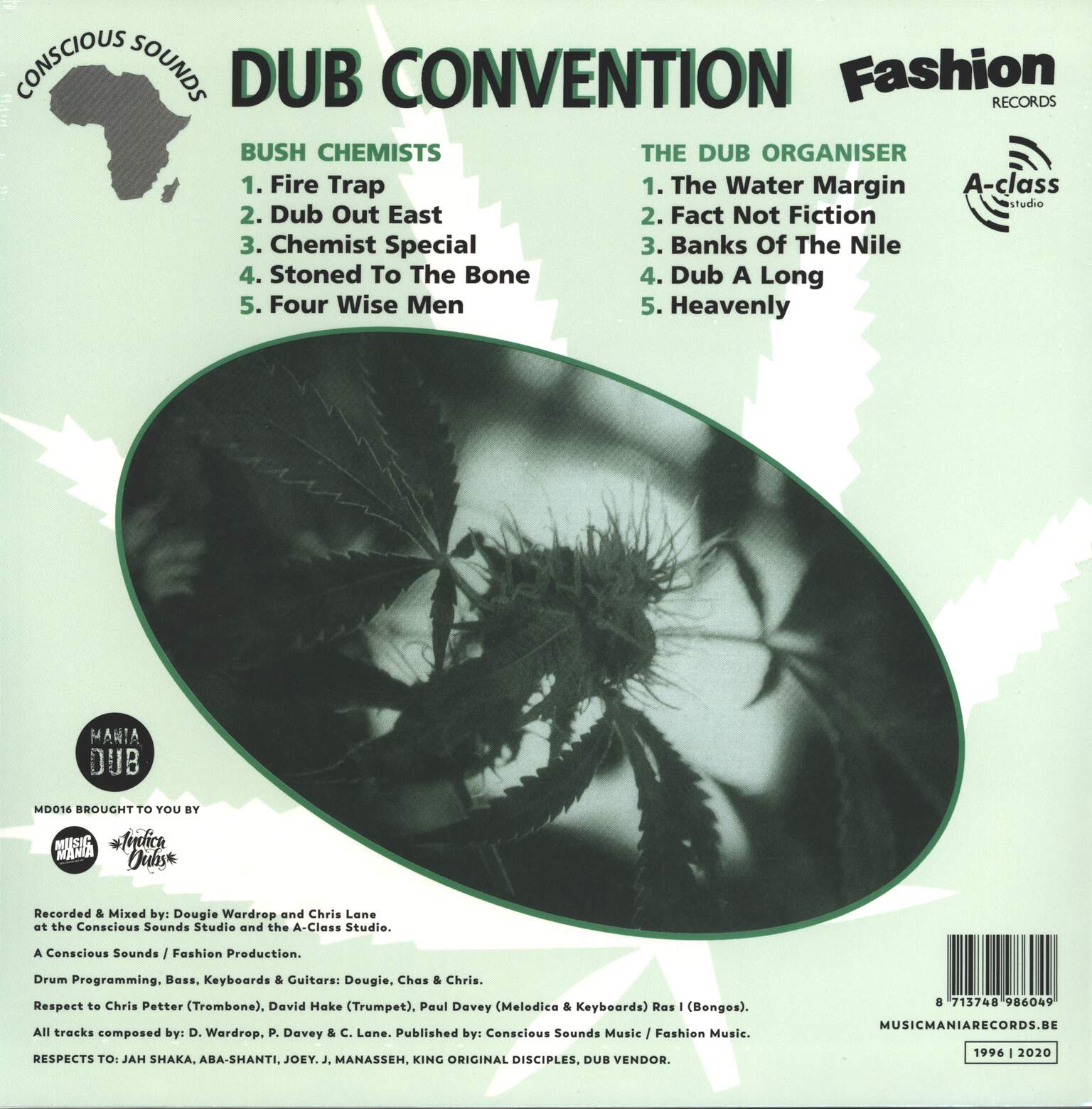 The Bush Chemists: Dub Convention, 1×LP (Vinyl)
