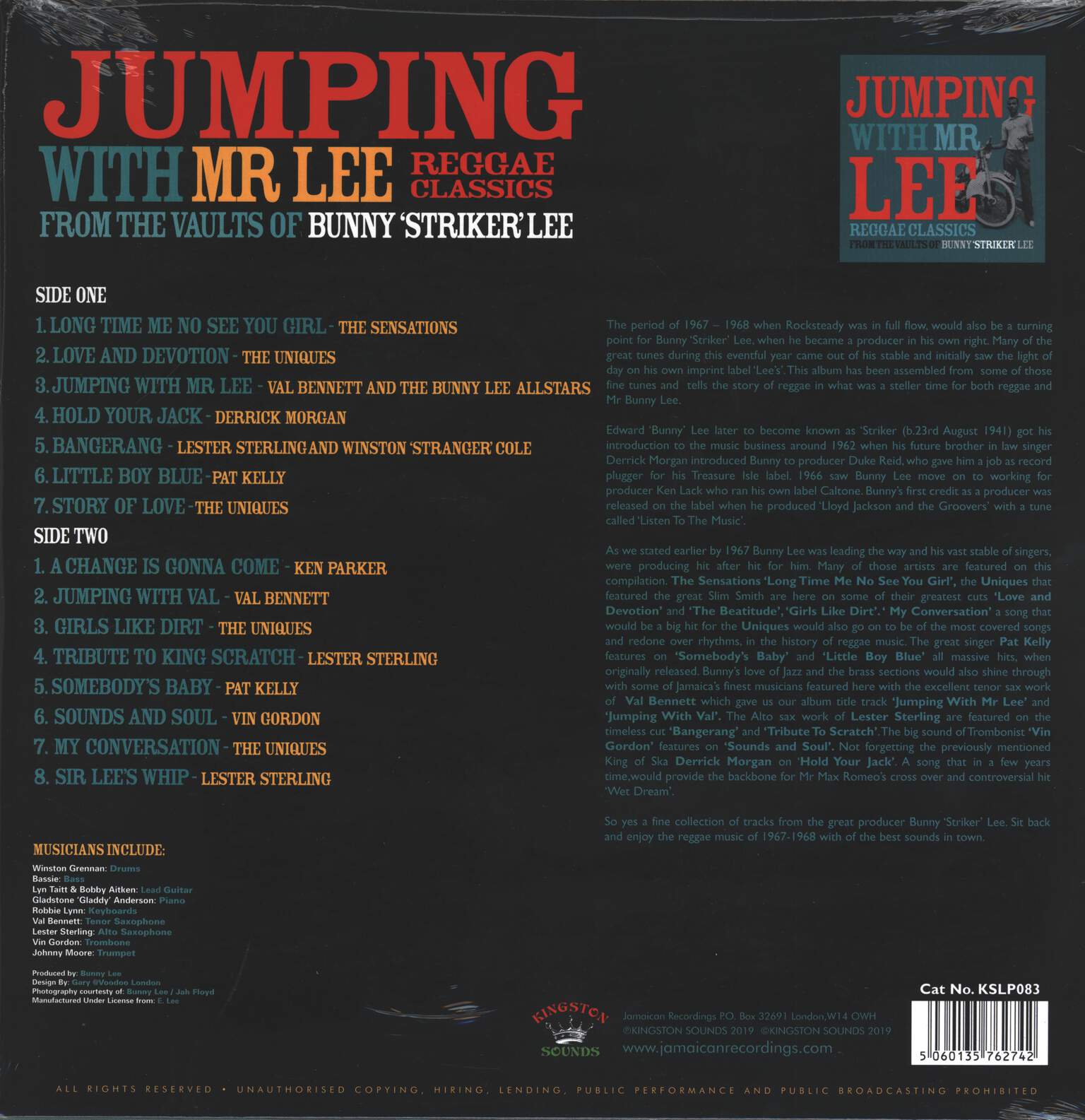 Various: Jumping With Mr Lee: Reggae Classics From The Vault Of Bunny "Striker" Lee, 1×LP (Vinyl)