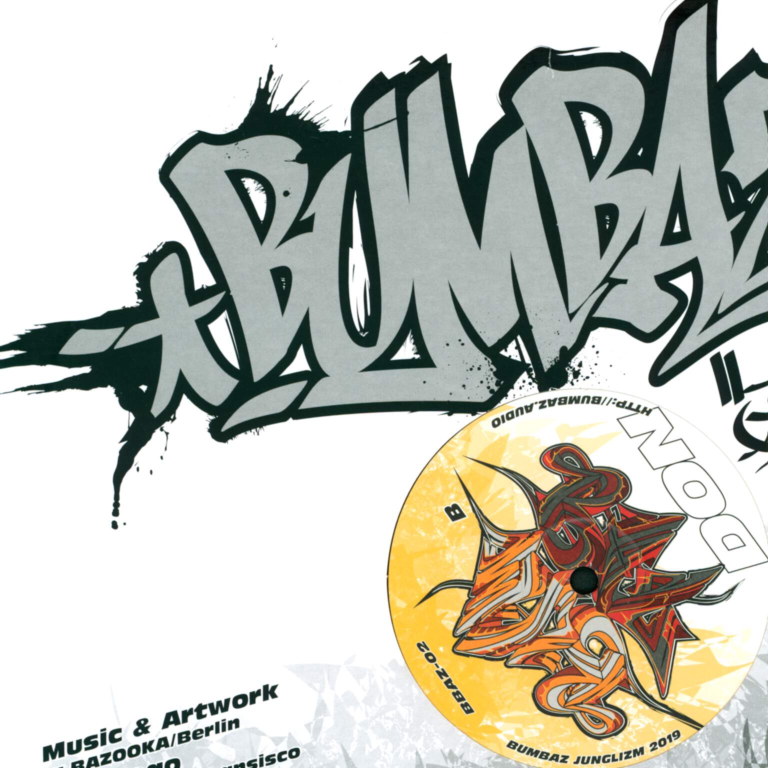 BUMBAZ Junglizm: When I Drop Dem Bass / Lazer Beam, 1×12" Maxi Single (Vinyl)