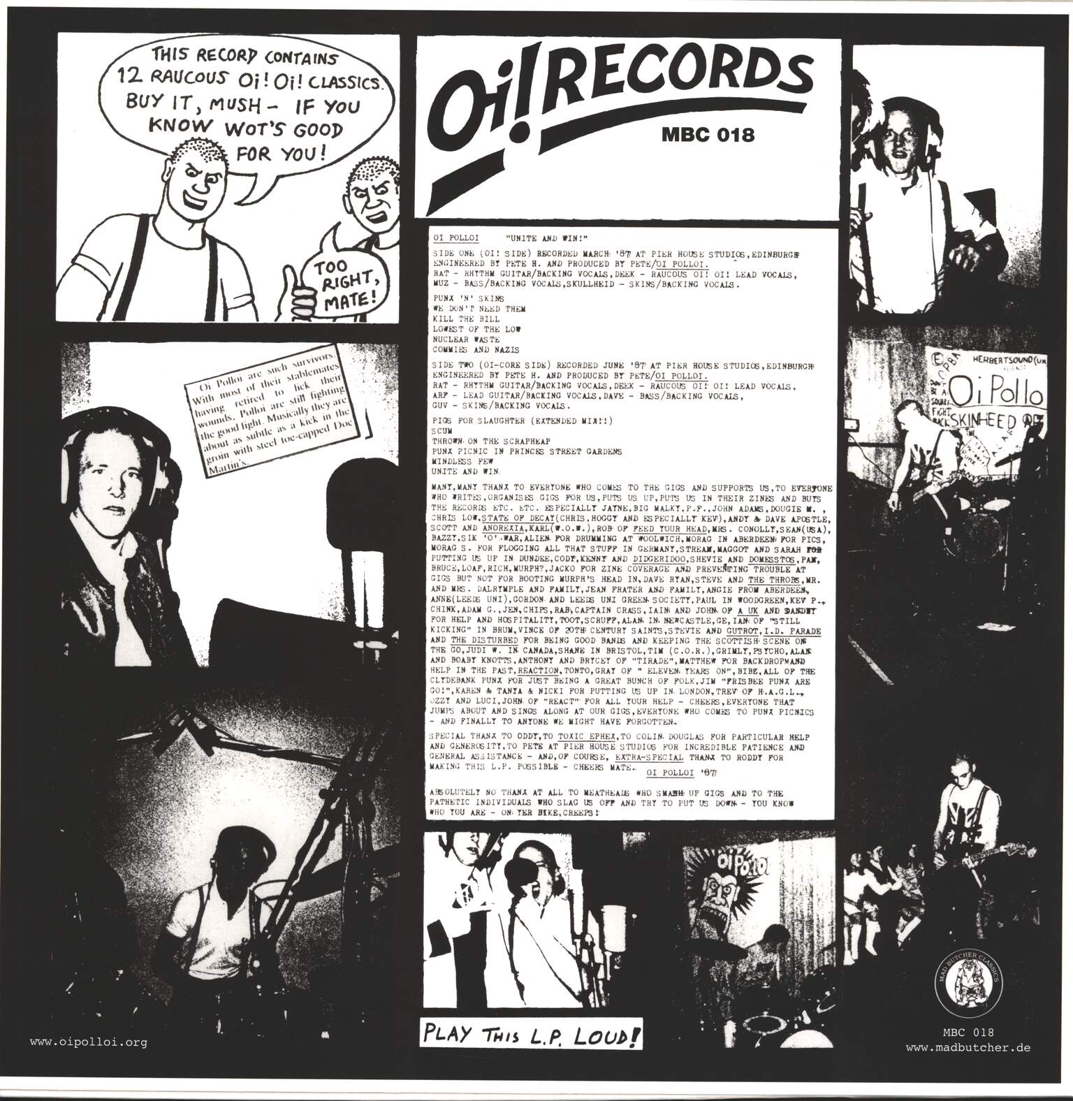 Oi Polloi: Unite And Win!, 1×LP (Vinyl)