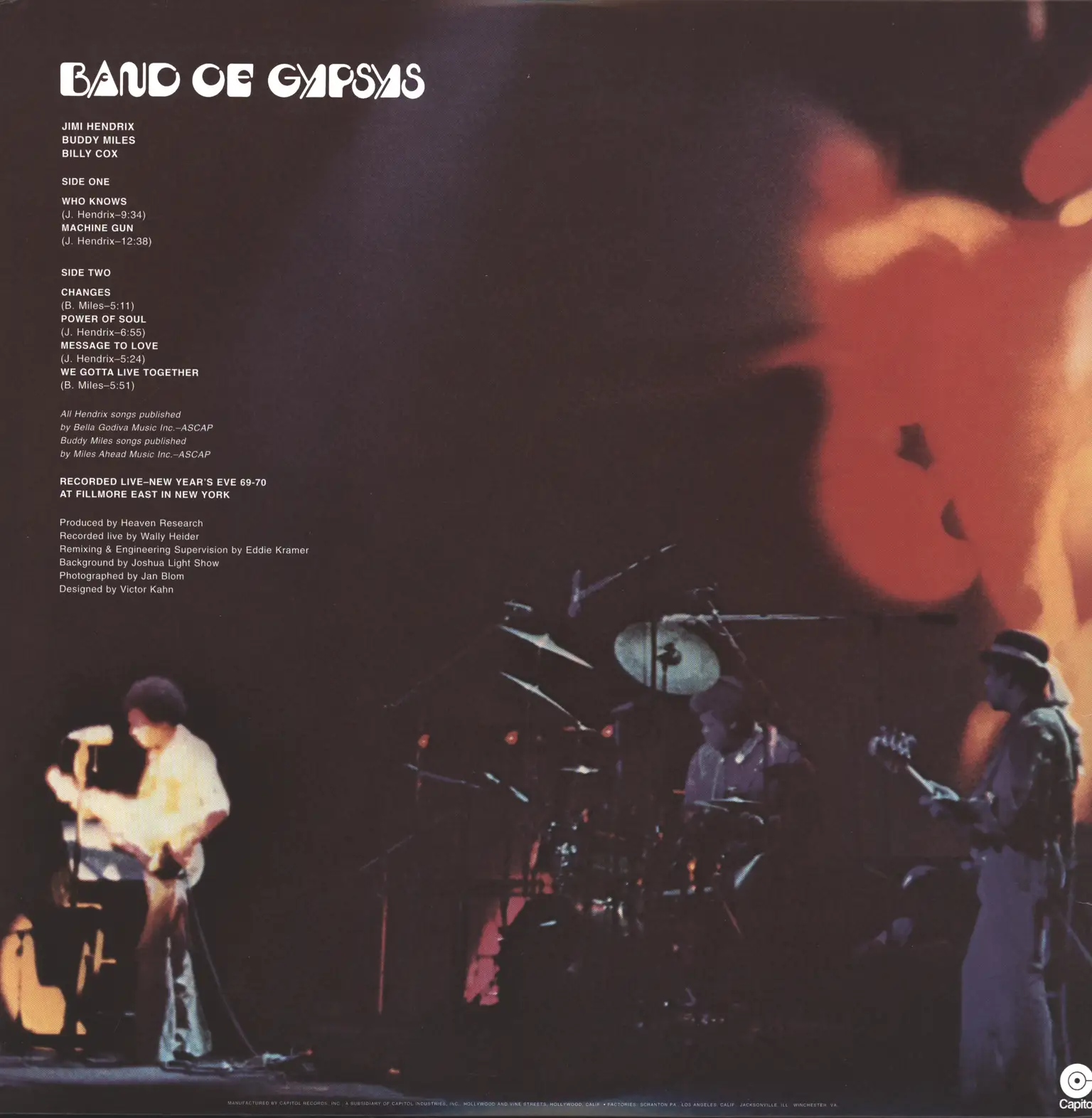 Jimi Hendrix: Band Of Gypsys, 1×LP (Vinyl)