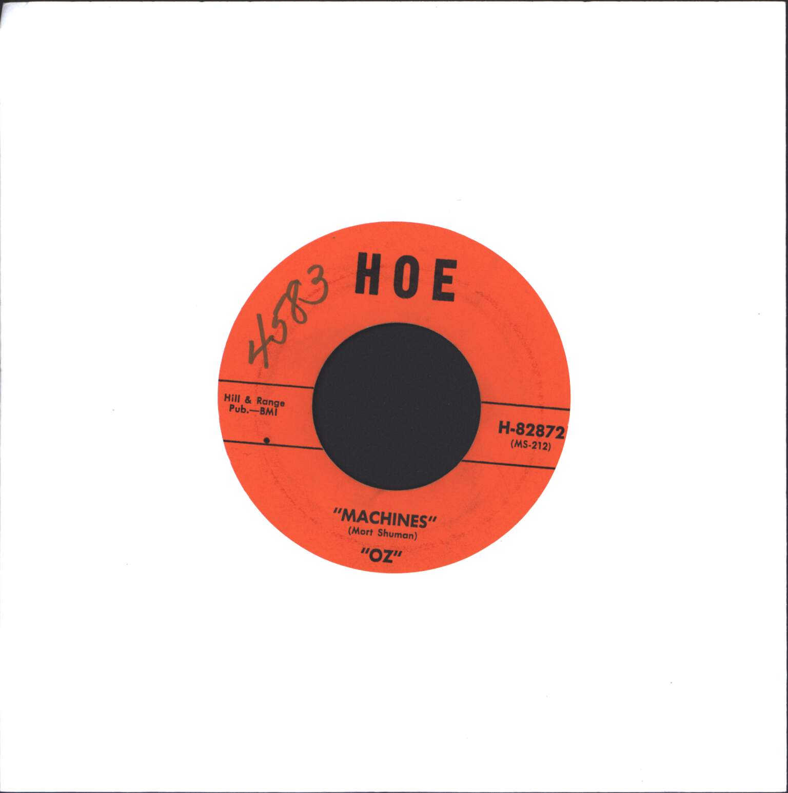 Oz: Machines / Change In Mind, 1×7" Single (Vinyl)