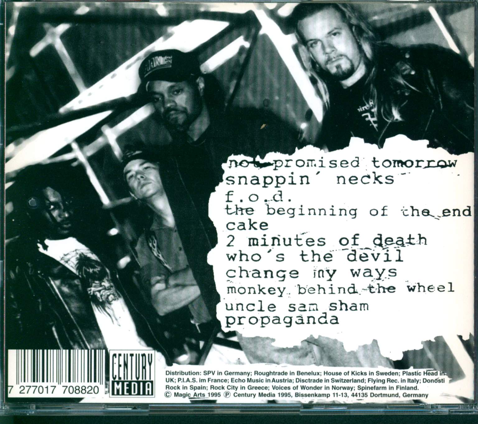 Stuck Mojo: Snappin' Necks, 1×CD