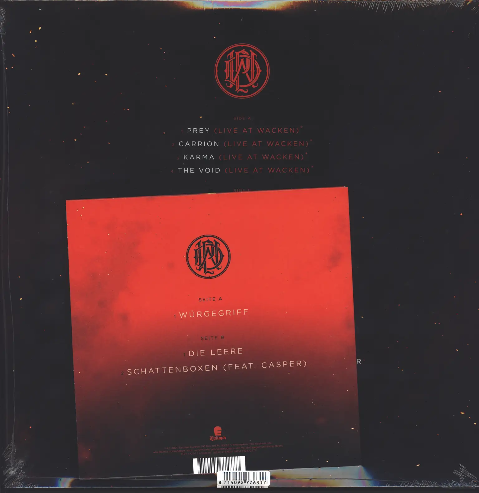 Parkway Drive: Viva The Underdogs, 2×LP (Vinyl), 1×7" Single (Vinyl)