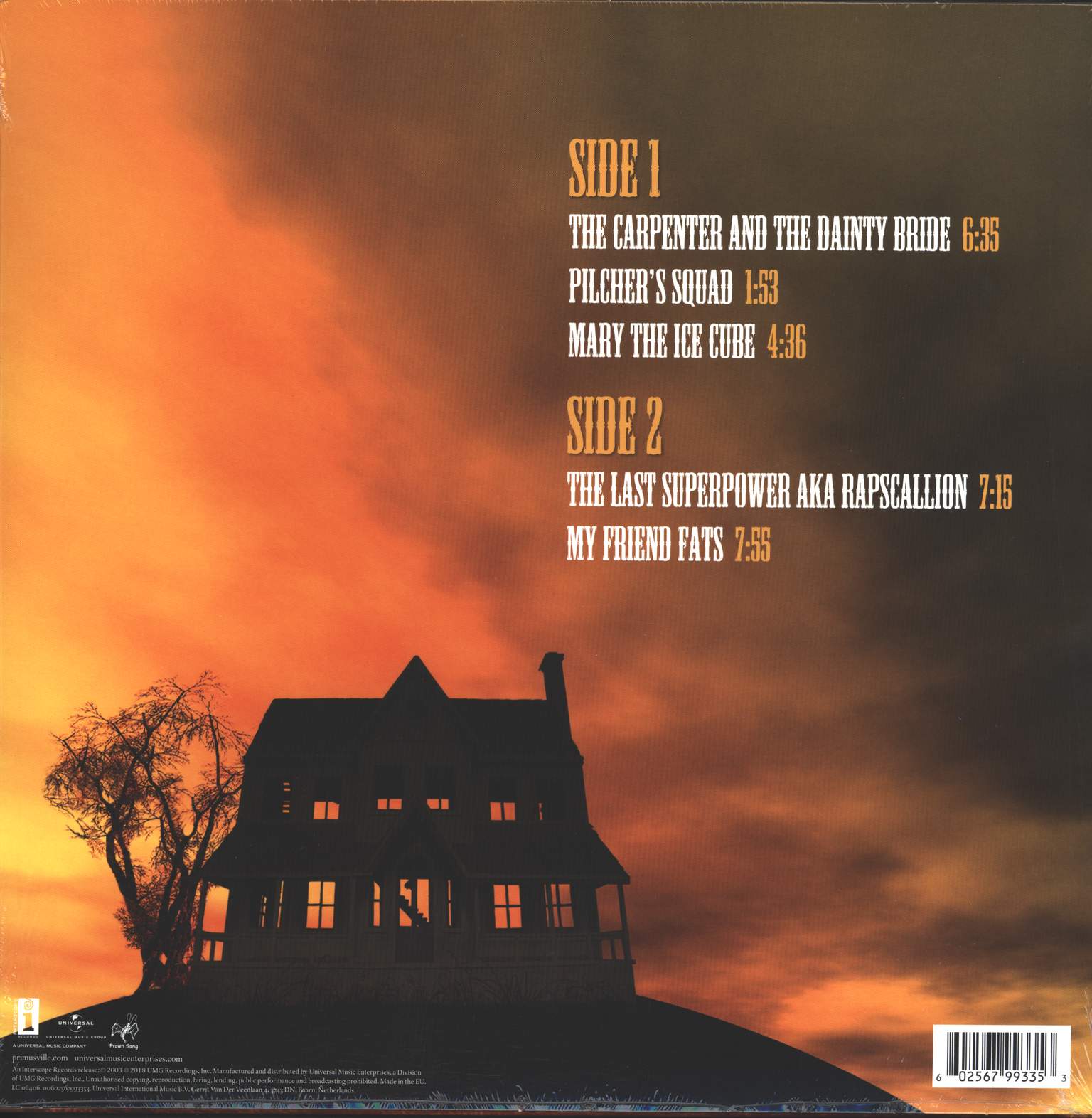 Primus: Animals Should Not Try To Act Like People, 1×LP (Vinyl)