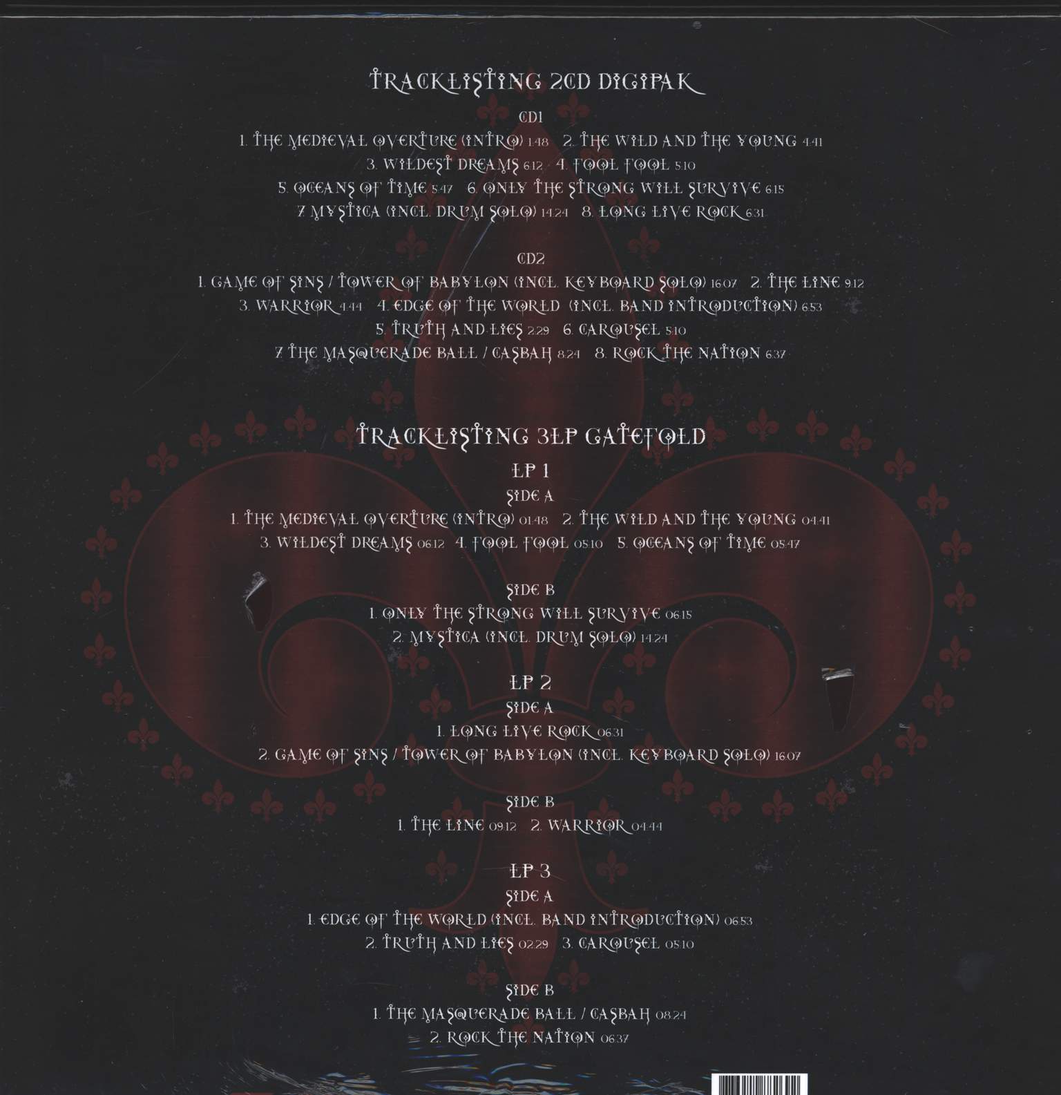 Axel Rudi Pell: XXX Anniversary Live, 3×LP (Vinyl), 2×CD