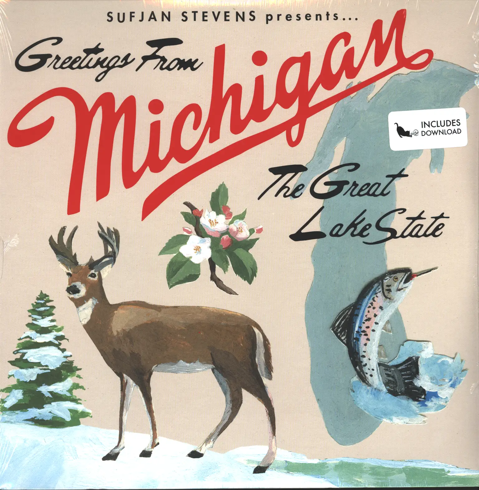Sufjan Stevens: Greetings From Michigan: The Great Lake State, 2×LP (Vinyl)