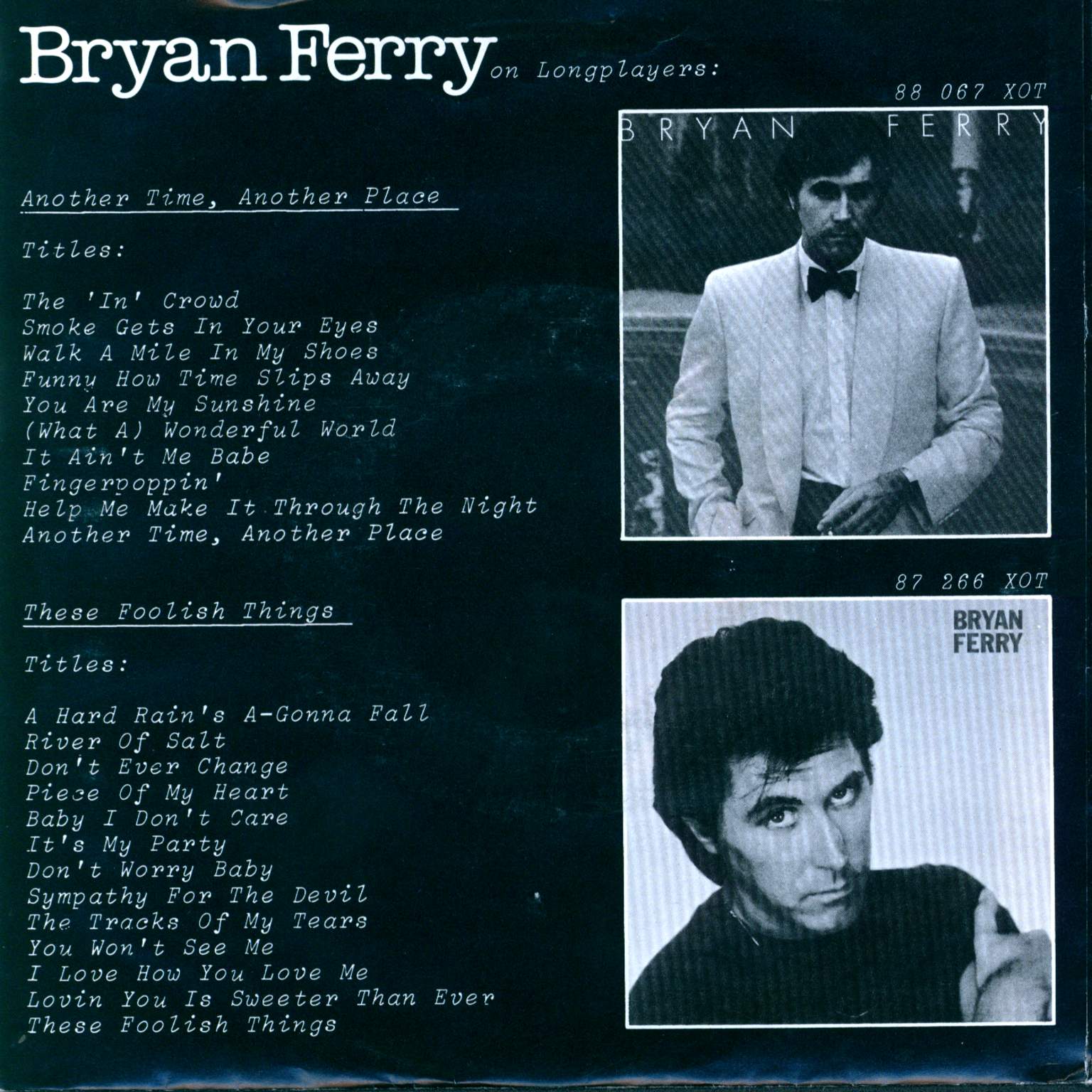 Bryan Ferry: Let's Stick Together, 1×7" Single (Vinyl)