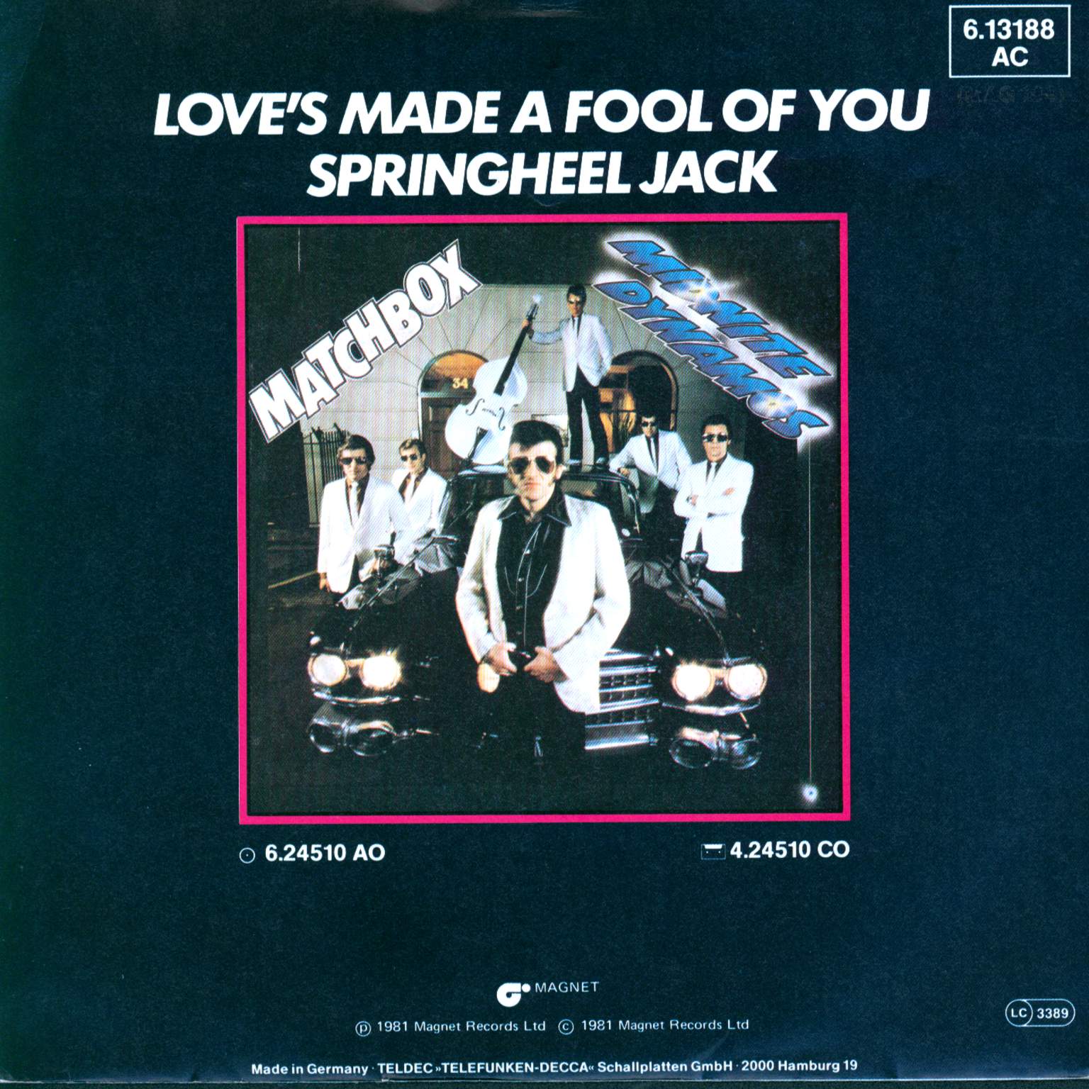 Matchbox: Love's Made A Fool Of You, 1×7" Single (Vinyl)