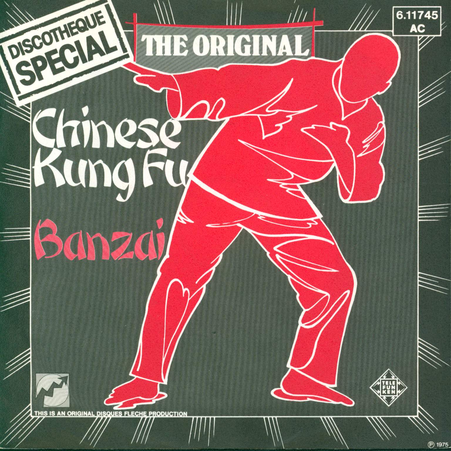 Banzaii: Chinese Kung Fu, 1×7" Single (Vinyl)