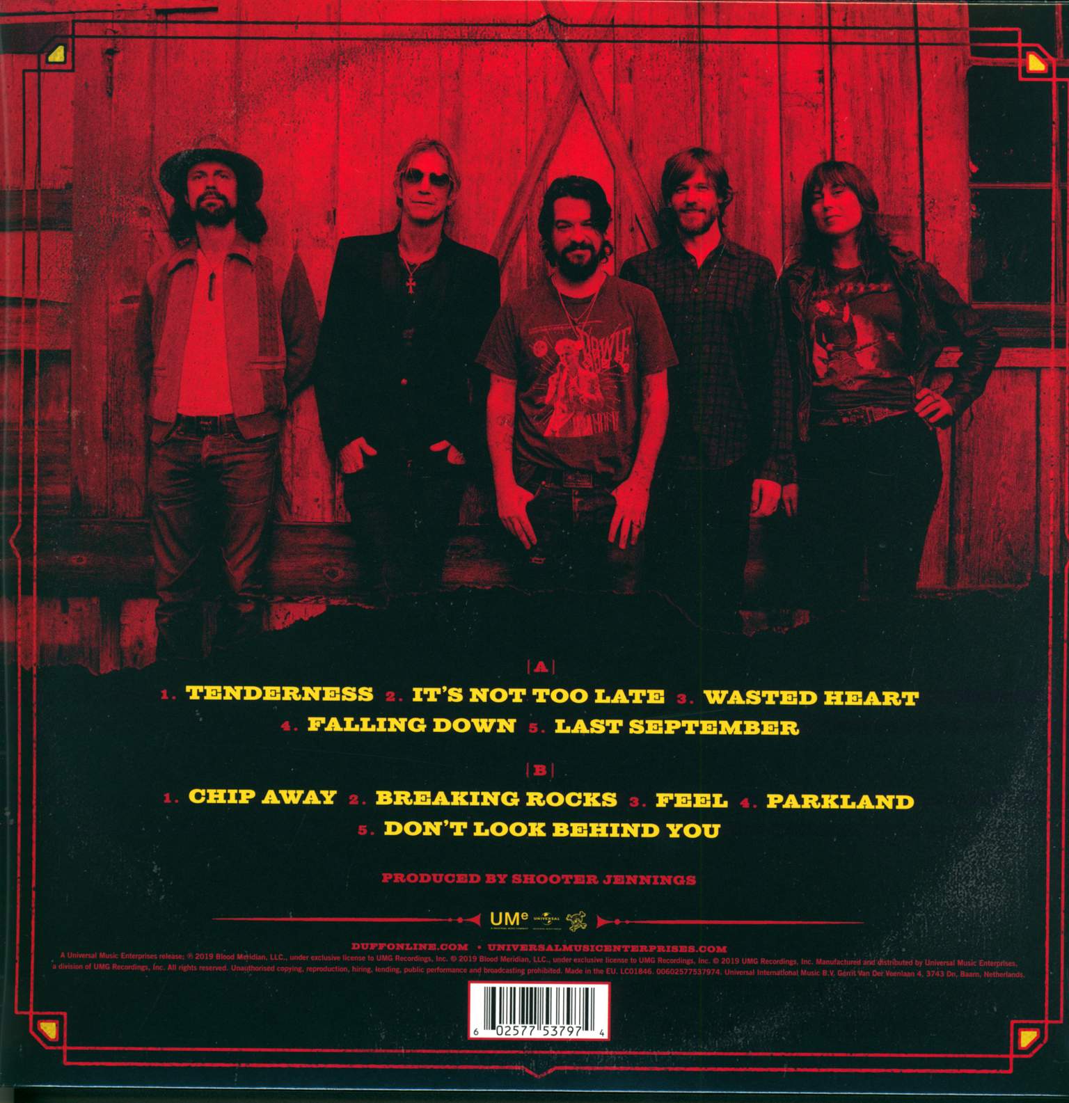 Duff McKagan: Tenderness, 1×LP (Vinyl)