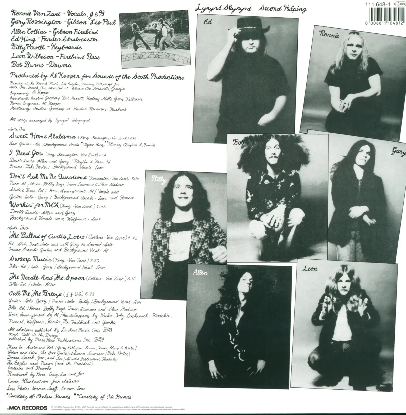Lynyrd Skynyrd: Second Helping, 1×LP (Vinyl)