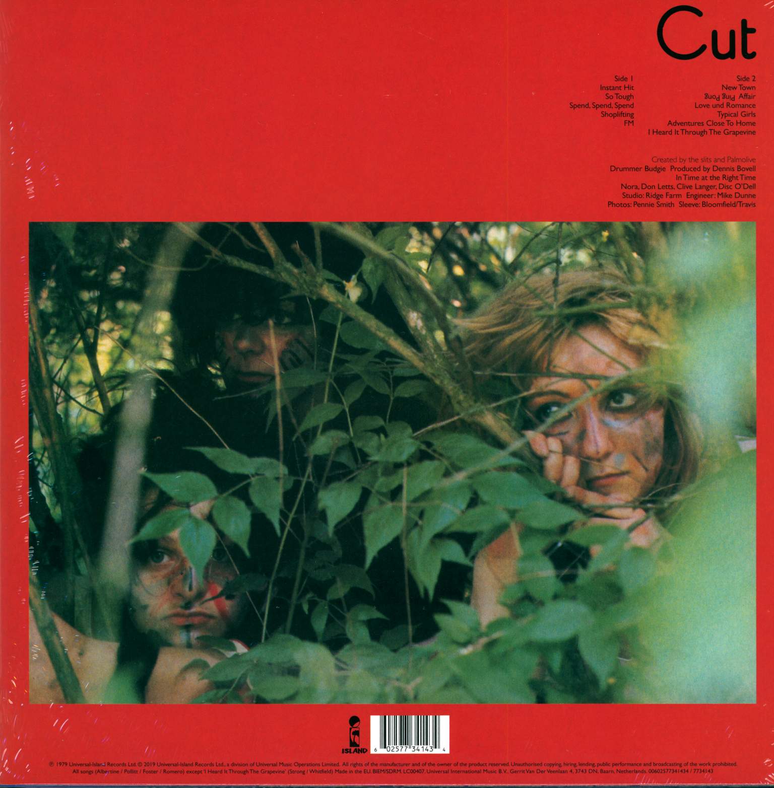 The Slits: Cut, 1×LP (Vinyl)